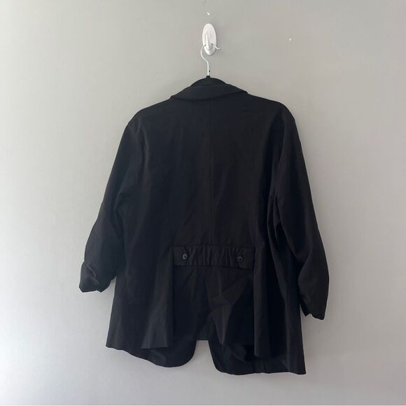 Torrid Black Blazer 3/4 Sleeve Neutral Career Plus Size 2X - Picture 2 of 7